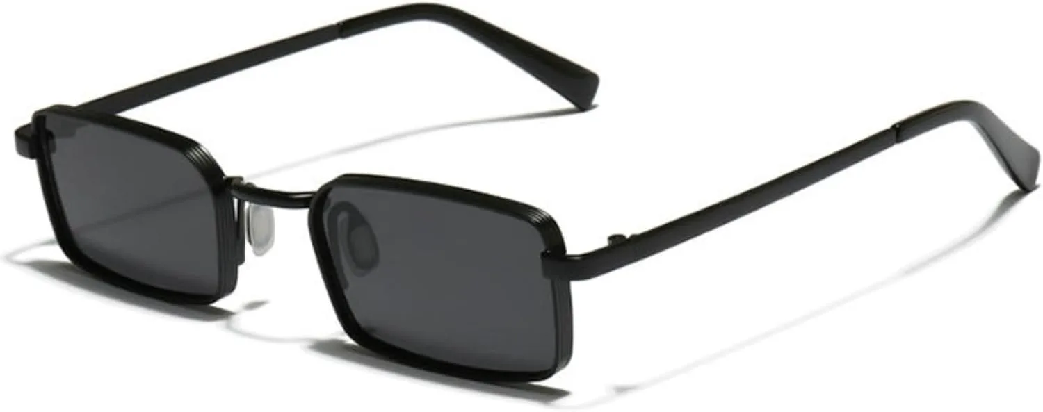 

Willochra Модные квадратные солнцезащитные очки для женщин и мужчин, роскошные узкие прямоугольные солнцезащитные очки для женщин, винтажные дорожные очки UV400, C1