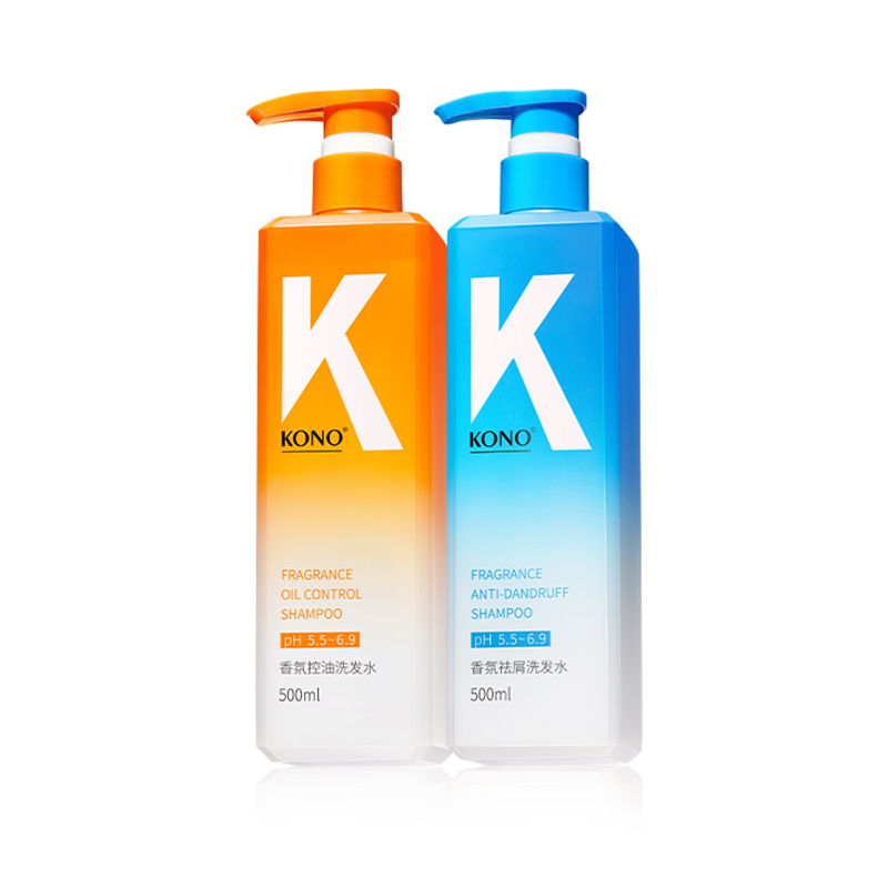 Шампунь Kali Scent для контроля жирности и удаления перхоти, лечение перхоти, уход за волосами, 500мл*2 KONO — фото 2