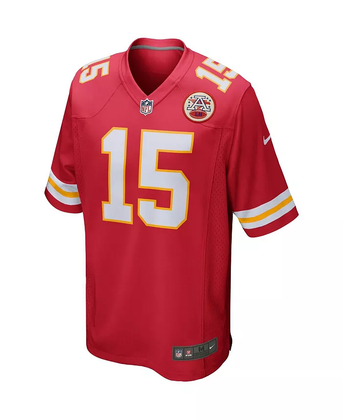 Мужская игровая футболка Patrick Mahomes Kansas City Chiefs Nike, белый — фото 2