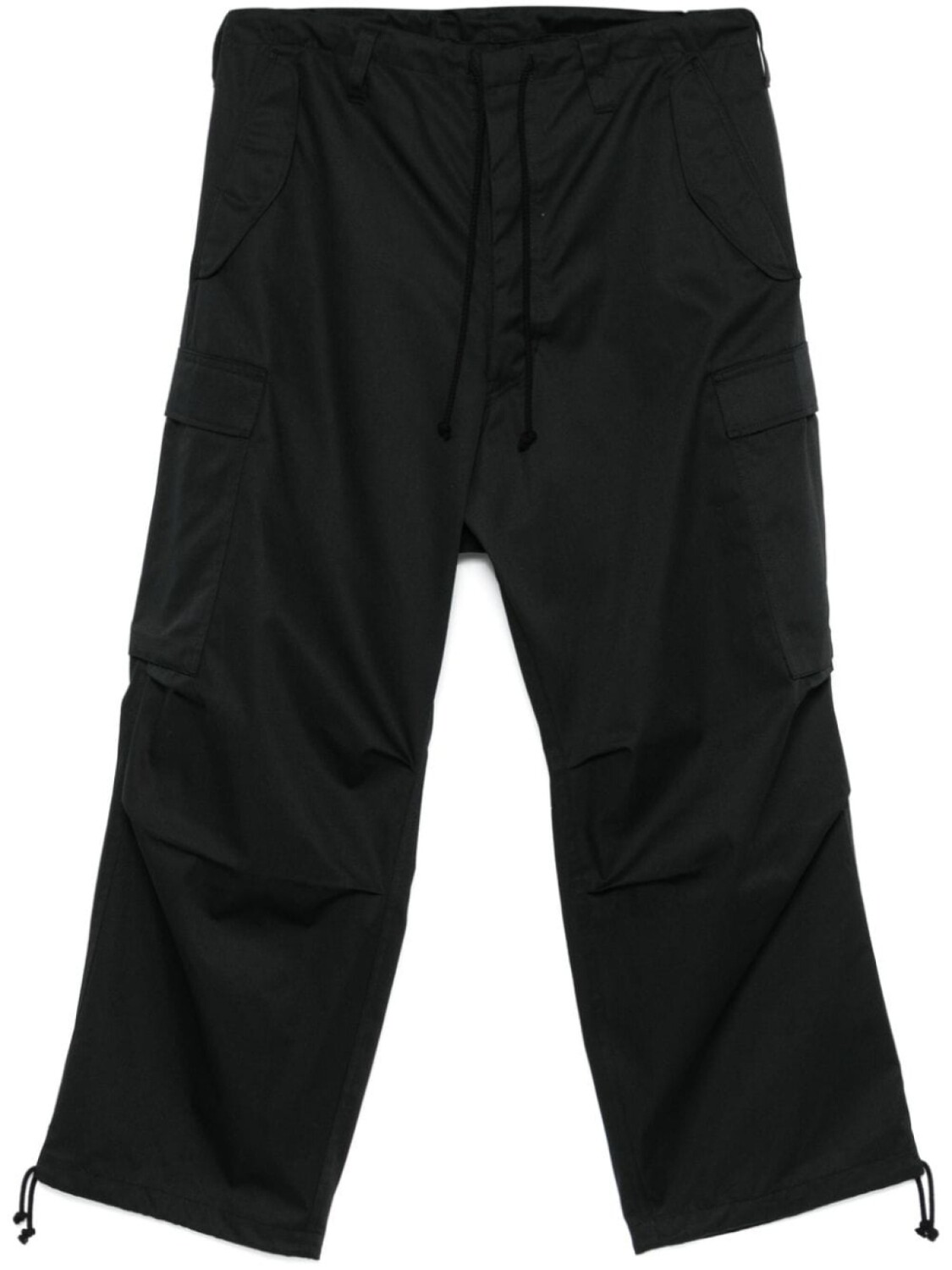 

Yohji Yamamoto твиловые брюки карго, черный