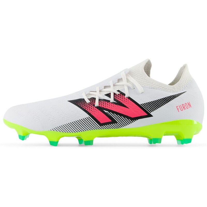 Футбольные бутсы Furon Destroy FG V7+ New Balance, белый — фото 4