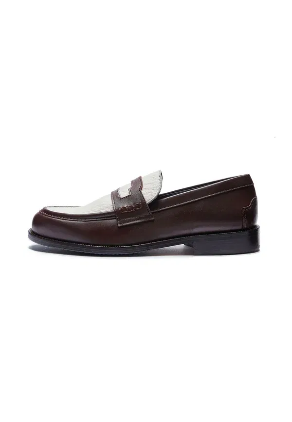 Кроссовки Le métropolitain slip ons Reternity, коричнево-белый
