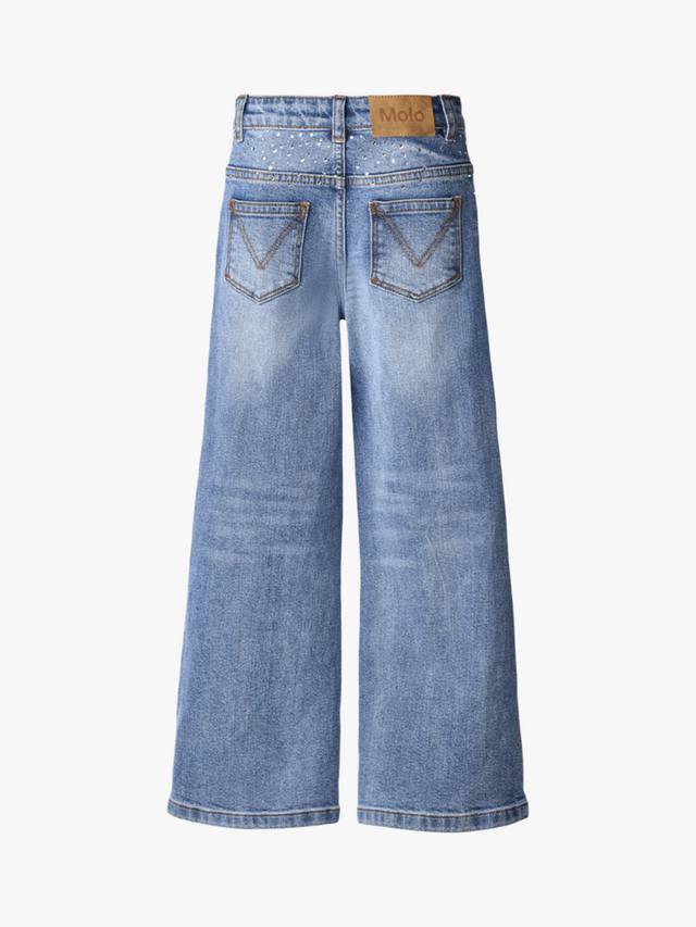 Детские джинсы Asta с широкими штанинами Molo, Rhinestone Denim — фото 2