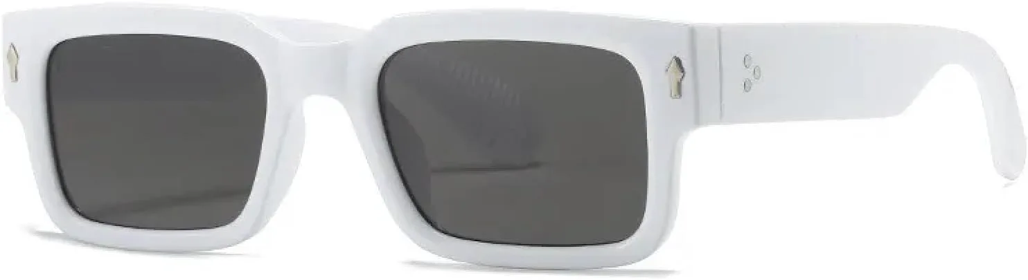 

Солнцезащитные очки с защитой от УФ-излучения UV400 | Легкая оправа | Для женщин и мужчин | Для занятий спортом на открытом воздухе и вождения DSVIGF, White Gray