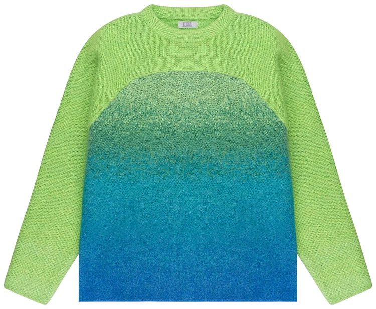 

Свитер ERL Gradient Sweater 'Blue/Green', разноцветный