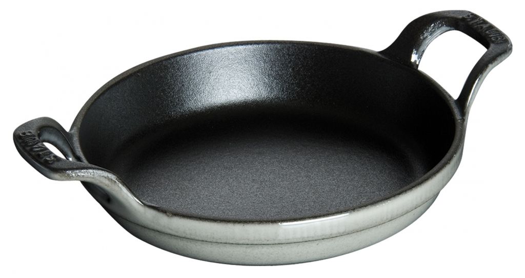 

Посуда Staub, мини-кастрюля, круглая, графитово-серый, чугун, 12 см