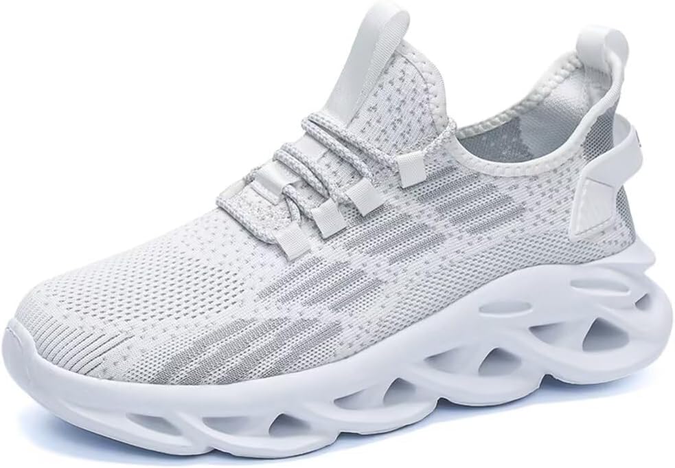 

Мужские легкие кроссовки Jakcuz без шнурков, противоскользящие, дышащие, спортивные, модные, размеры 6,5-16, белый