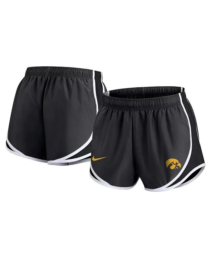 

Женские черные шорты Iowa Hawkeyes Primetime Tempo Performance Nike