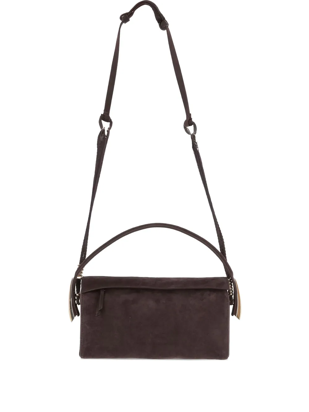 

Сумка на плечо из замши Benedetta Bruzziches, синий