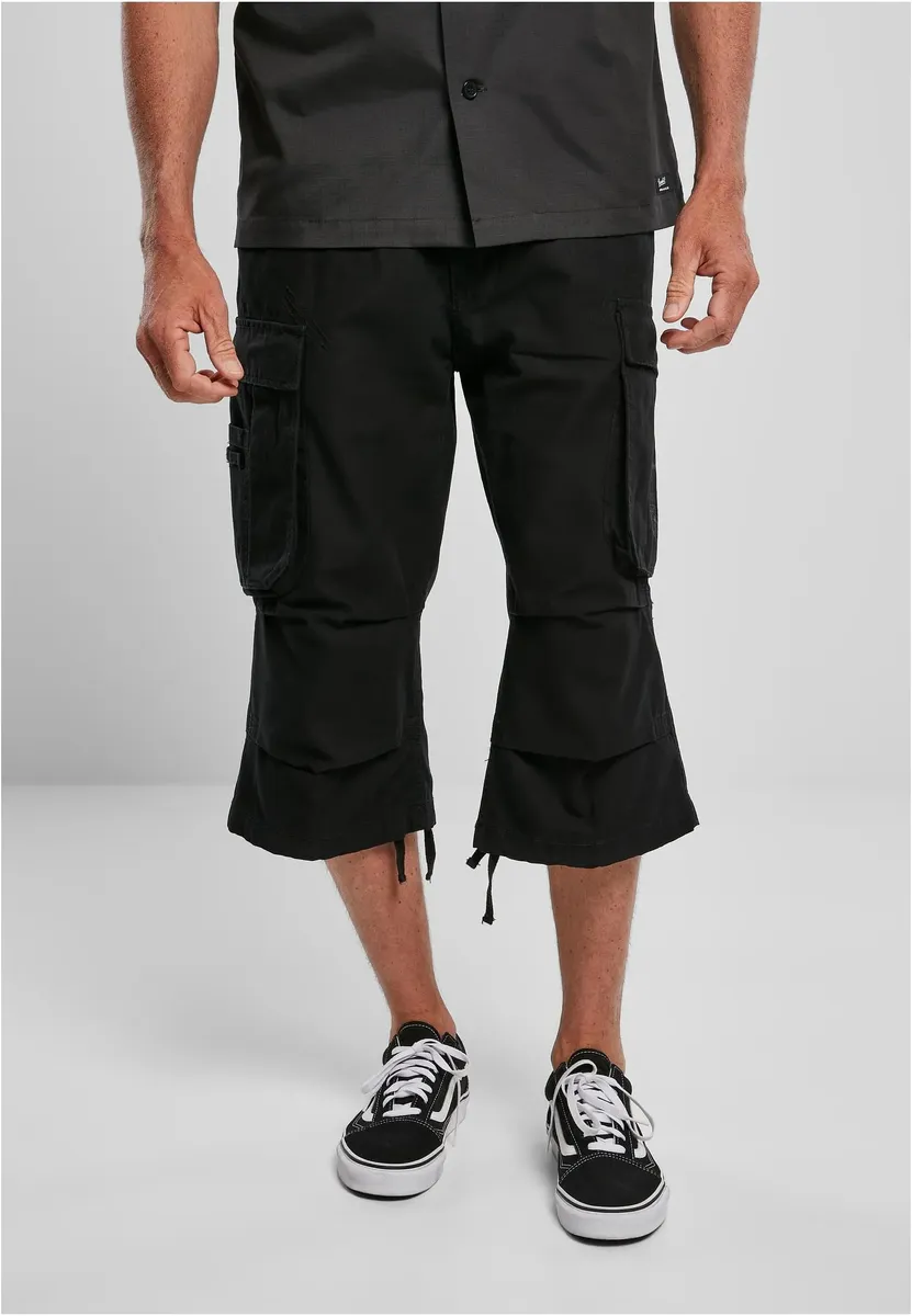 

Тканевые брюки Brandit " Brandit Men's Industry Vintage Cargo 3/4 Shorts" (1 шт.), черный