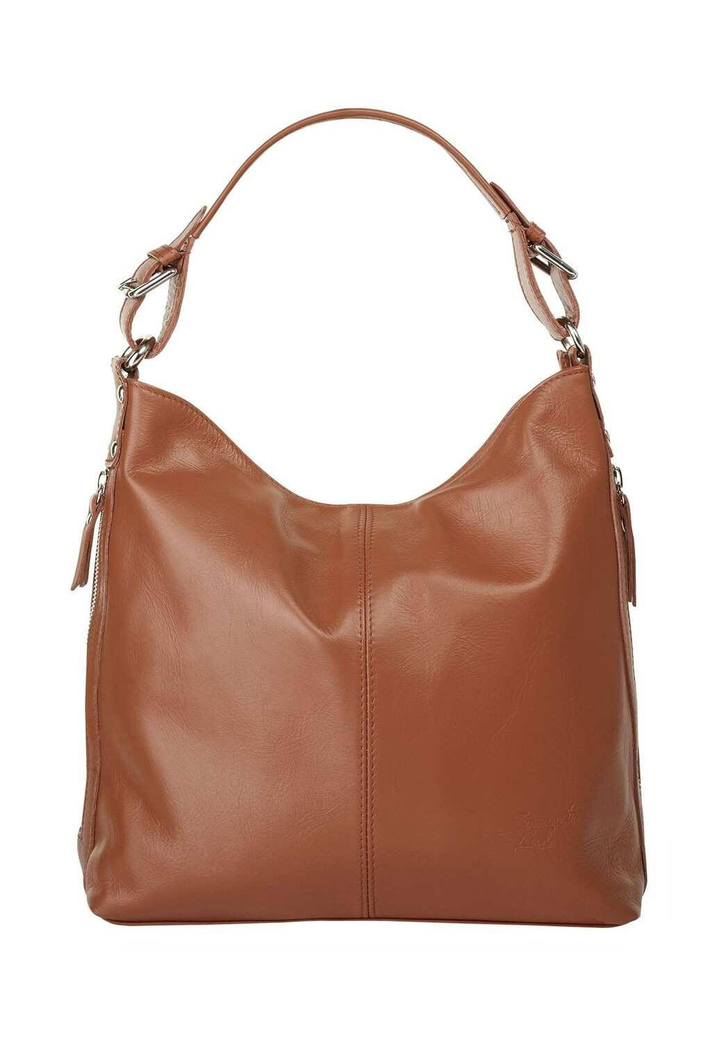 

Сумочка, натуральная кожа, производство Италия Samantha Look, цвет Cognac