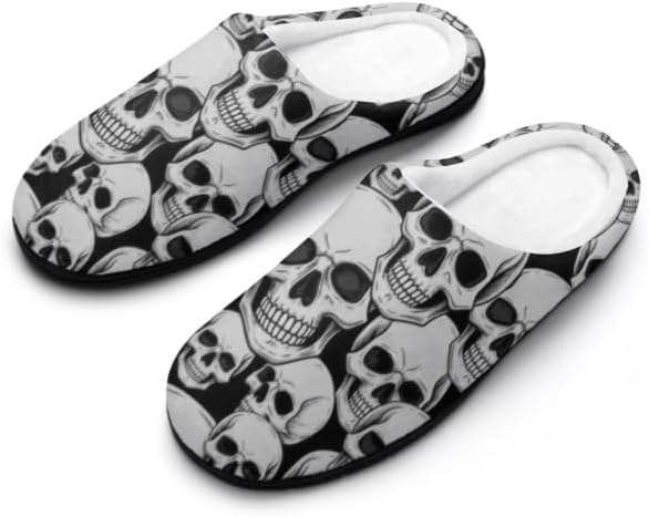 

Мужские тапочки с ультрамягкой пенной стелькой, уютные теплые домашние хлопковые тапочки для использования дома и на улице, зимние спальневые туфли для мужчин Meaudiwes, Style(297)