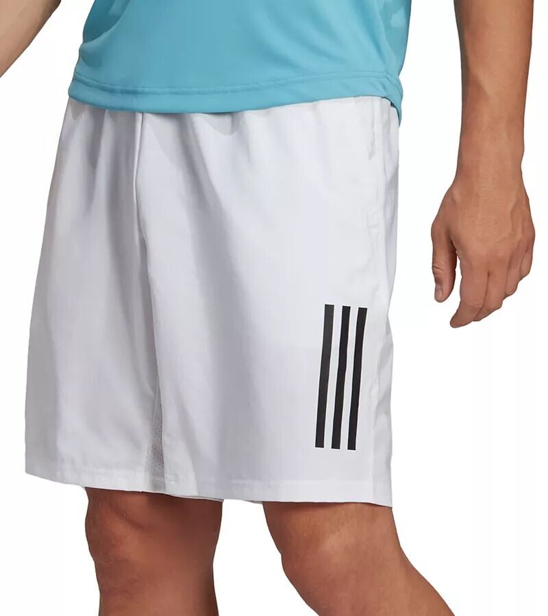 

Мужские теннисные шорты Adidas Club с 3 полосками 7 дюймов, белый