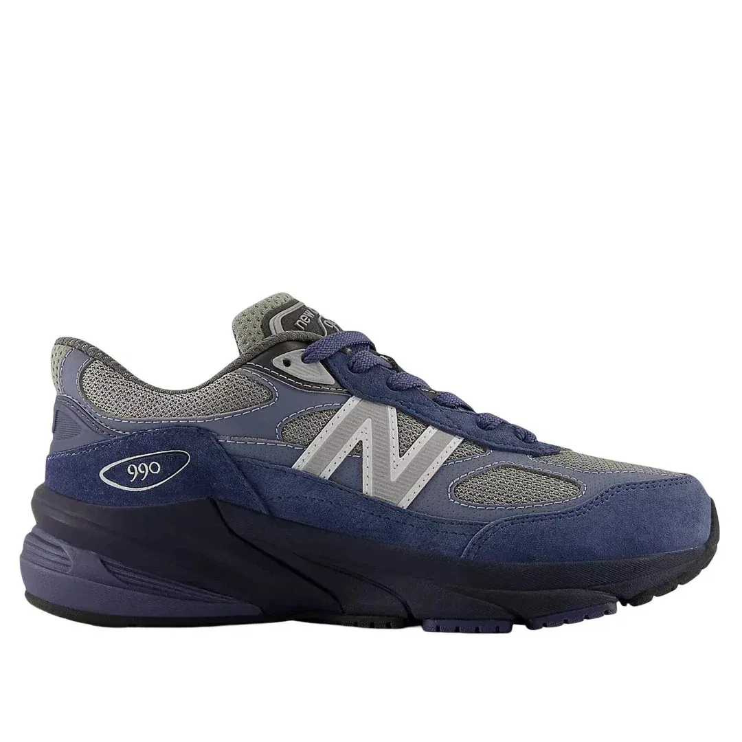 Детские кроссовки New Balance 990v GC990LT, сине-серые, повседневная обувь HAWK10