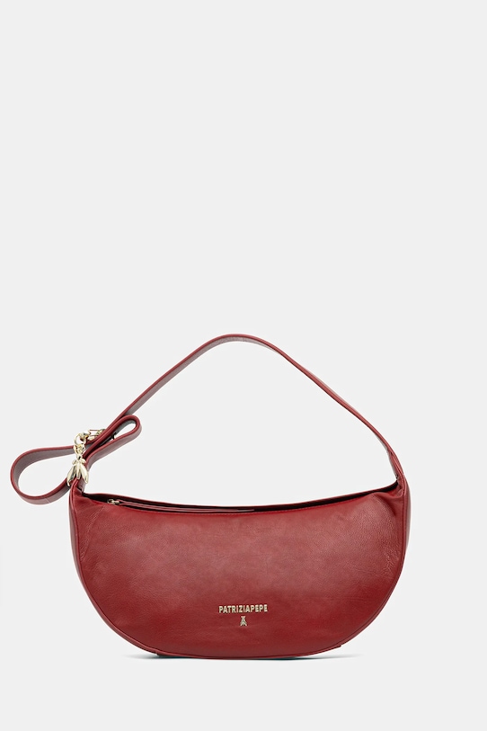 

Кожаная сумка Patrizia Pepe, бордовый
