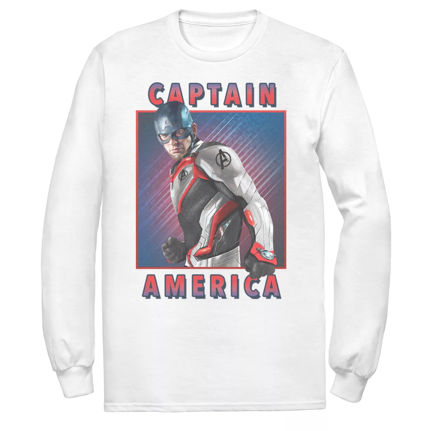 

Мужская футболка Marvel Avengers Endgame Captain America Armor Tee Licensed Character