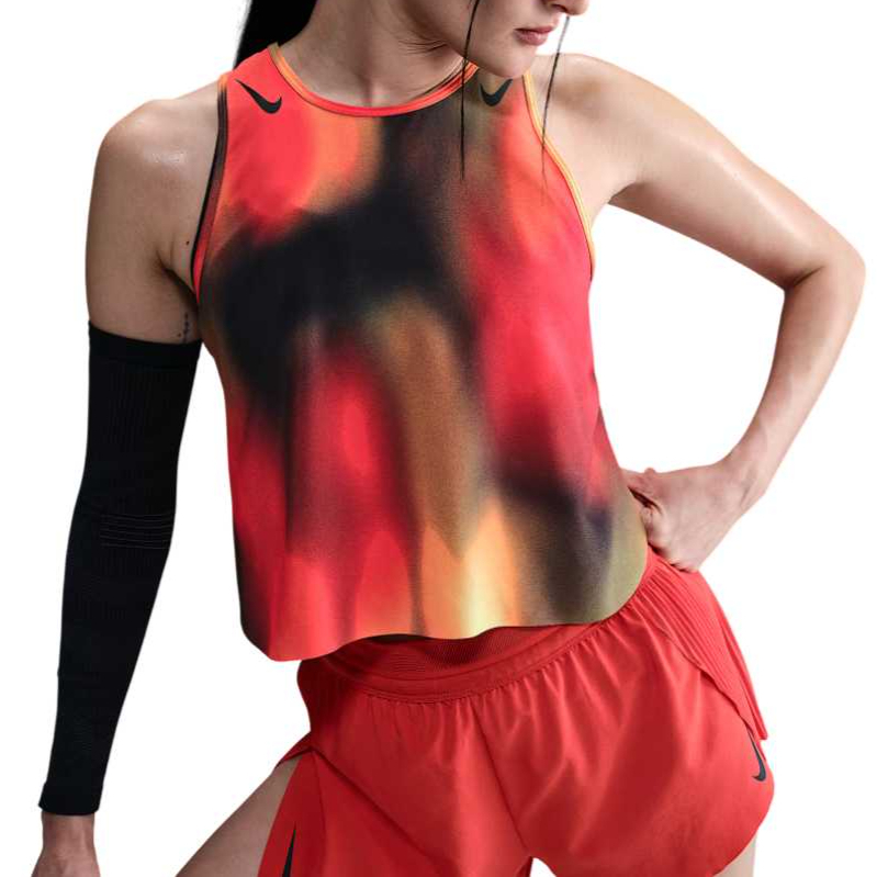 Женская майка AEROSWIFT Dri Fit Sport цвета light lemon Nike, Light Lemon — фото 3