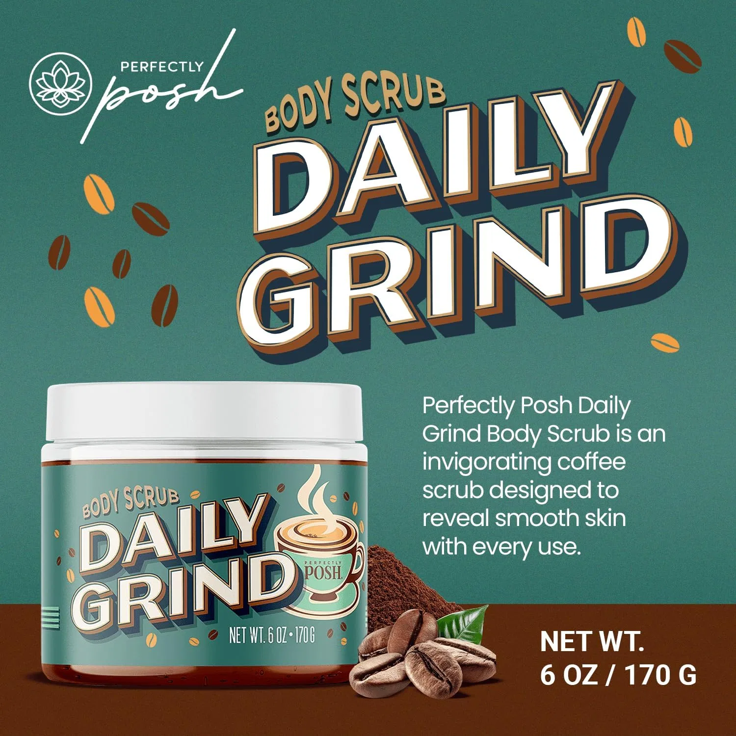 Скраб для тела Daily Grind Perfectly Posh 6 шт — фото 3