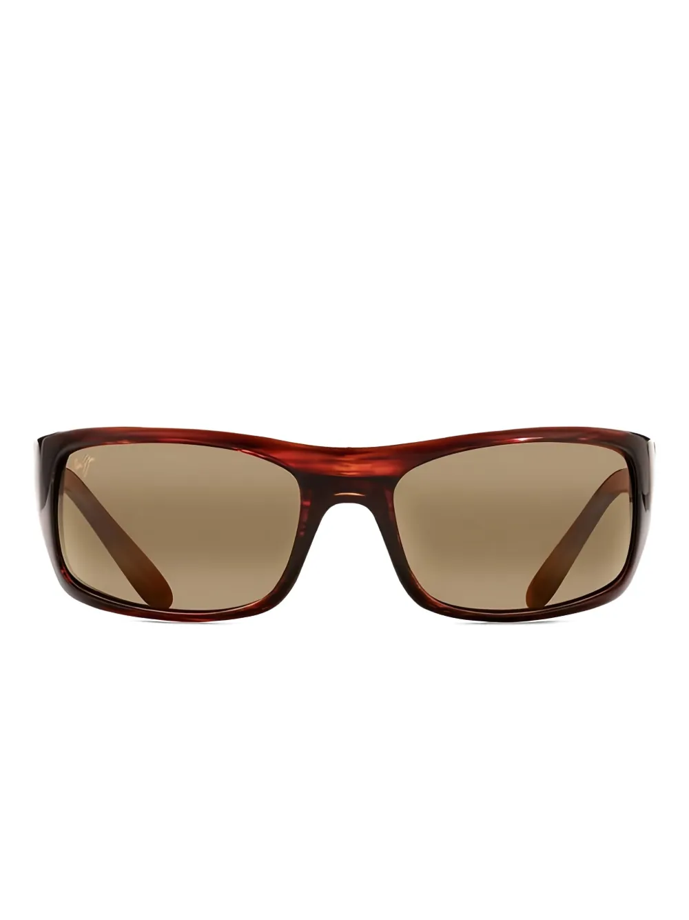 

Солнцезащитные очки с прямоугольной оправой Peahi Maui Jim, красный