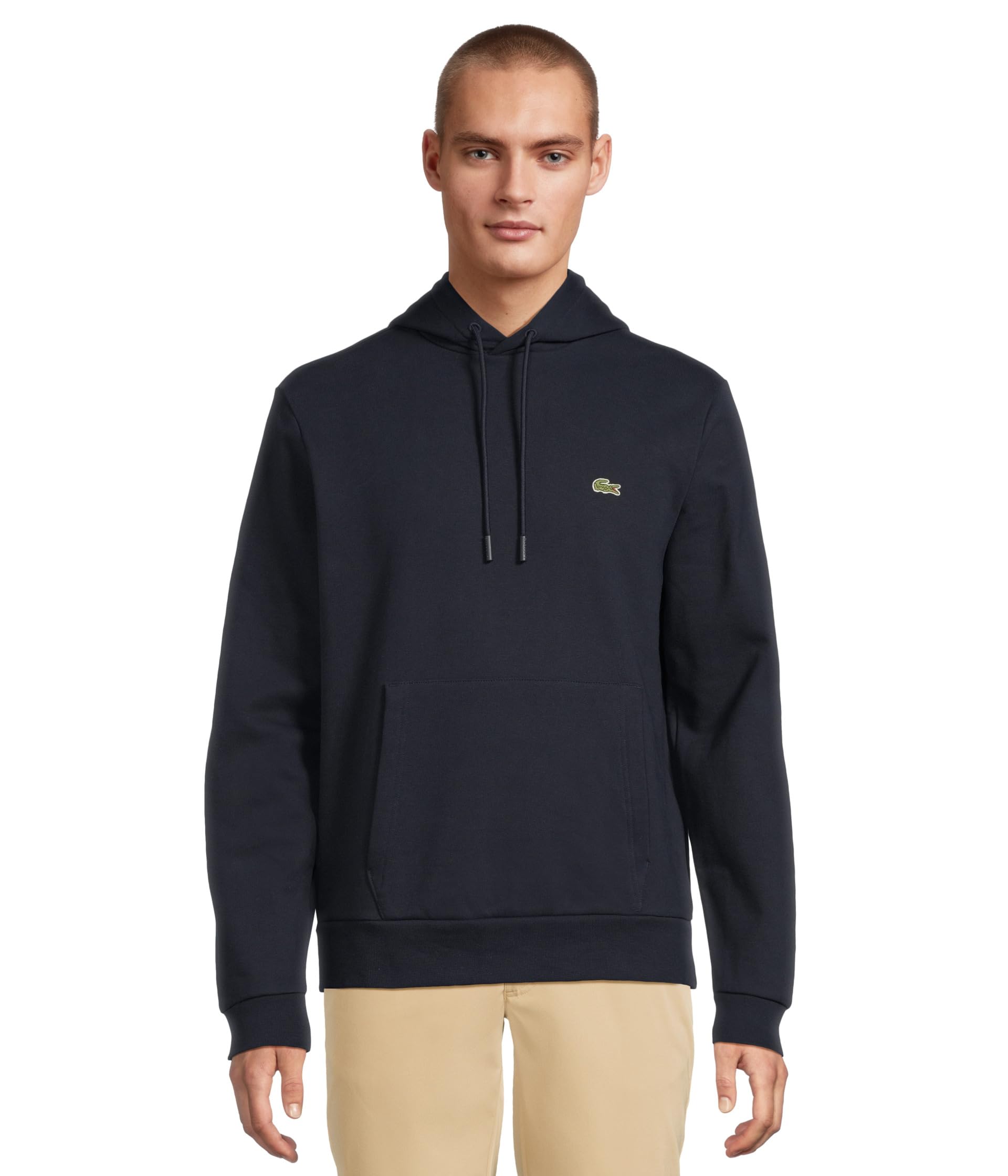

Худи Lacoste Fleece Hoodie, цвет Navy Blue