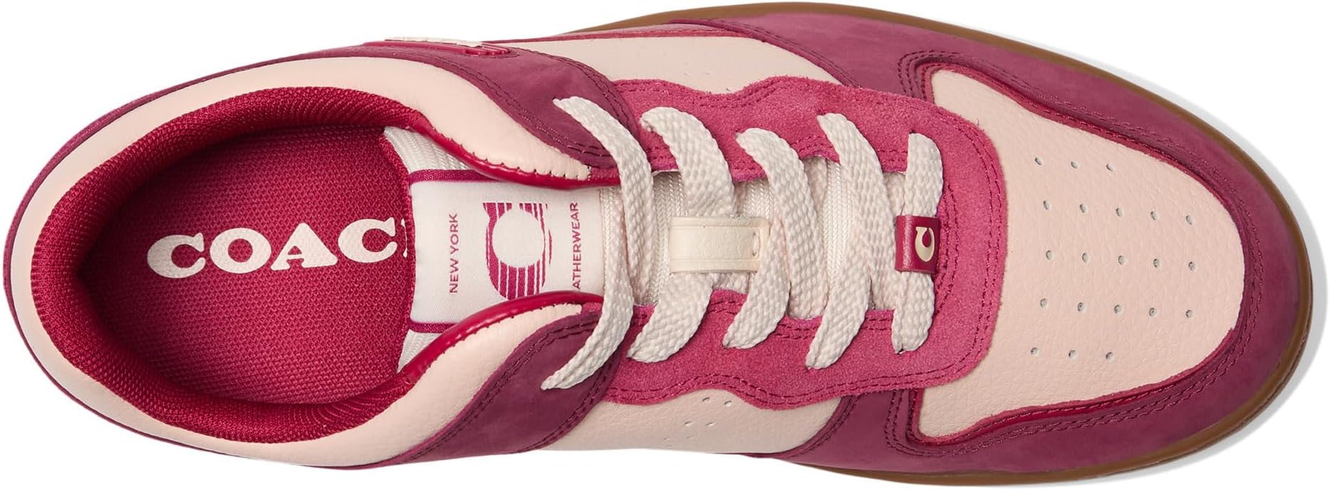Кроссовки COACH C201 Low Top Sneaker, розовый — фото 2