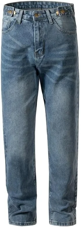 

Высокие брюки с декоративной пуговицей на поясе SIDUFHAOPKLL