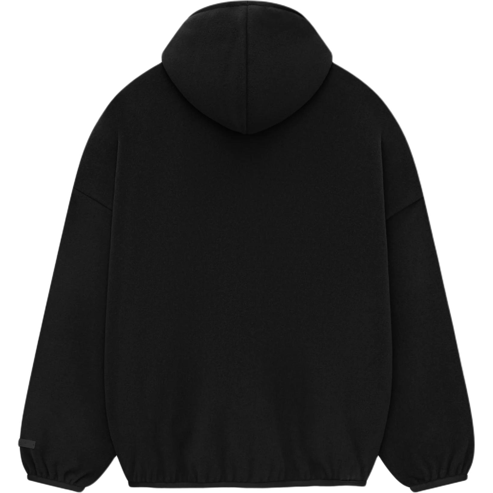 Брашеная толстовка Fear Of God Essentials, черный — фото 4