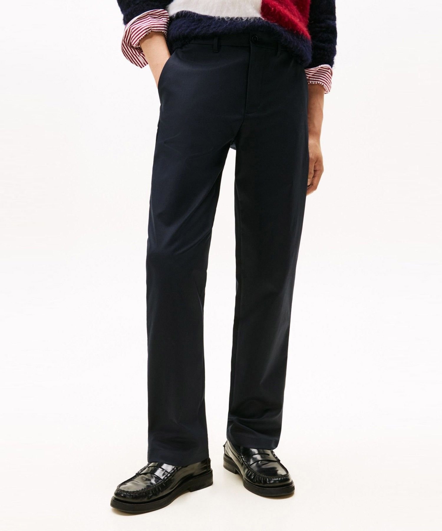Брюки Denton из эластичного тенсела TOMMY HILFIGER, Navy DW5