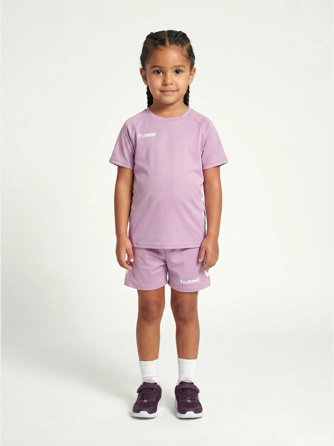 Детский костюм из полиэстера Hummel, лиловый