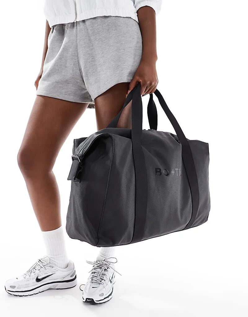 

Сумка-шоппер Bo+Tee черного цвета