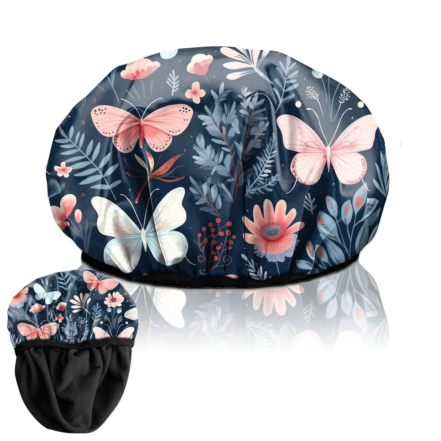 Многоразовая шапочка для душа с махровой подкладкой «F4 Butterflies» Deokke, F4 Butterflies
