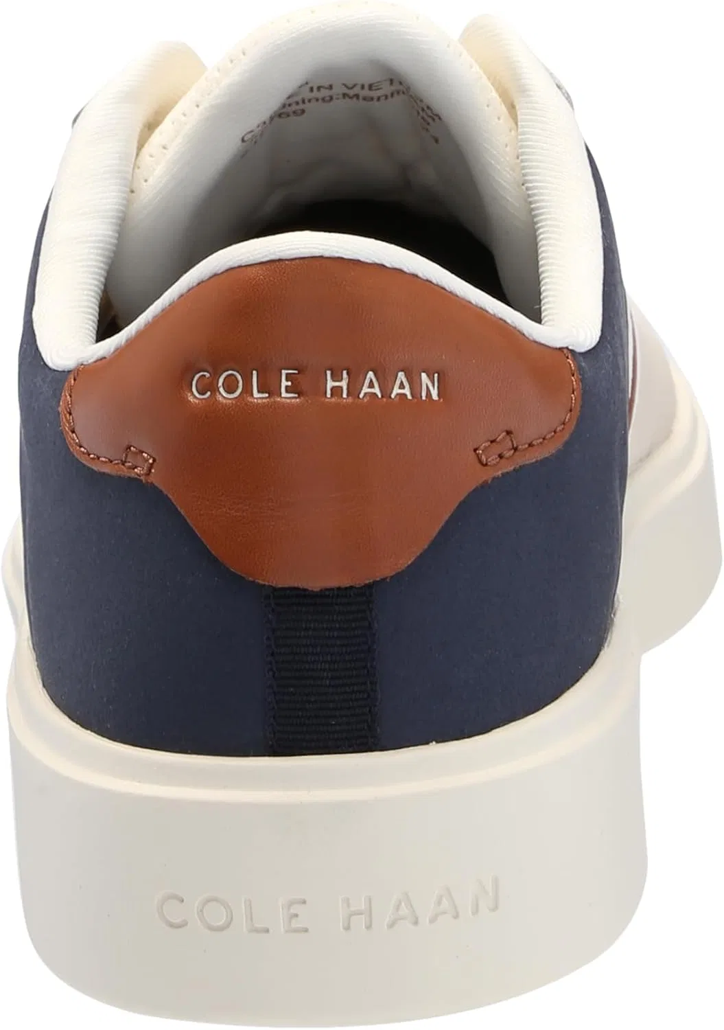 Мужские вязаные кроссовки Cole Haan Grand Crosscourt, Ivory Navy Blazer Dark Sequoia Natural Tan — фото 3