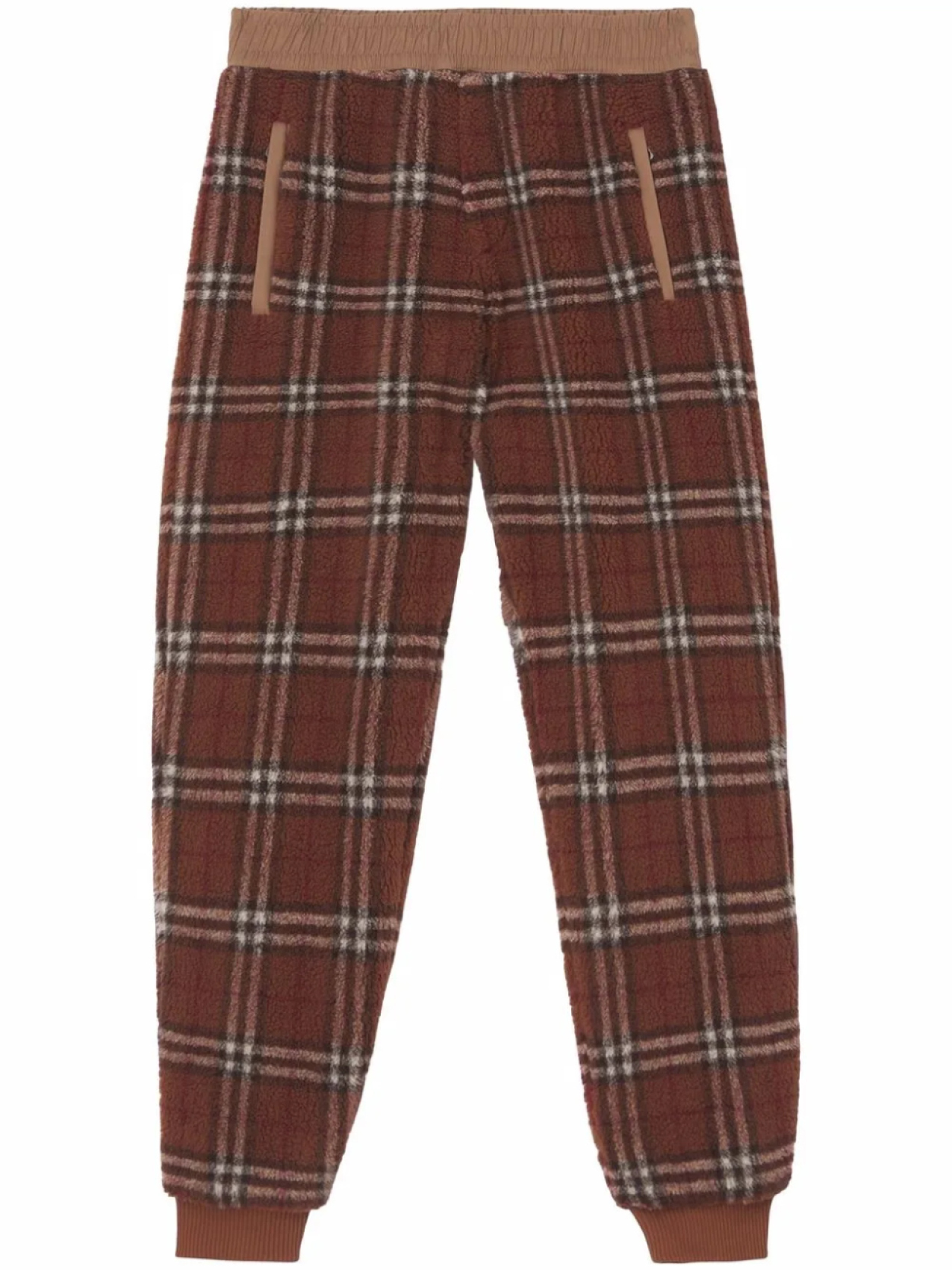 

Burberry спортивные брюки в клетку Vintage Check, коричневый
