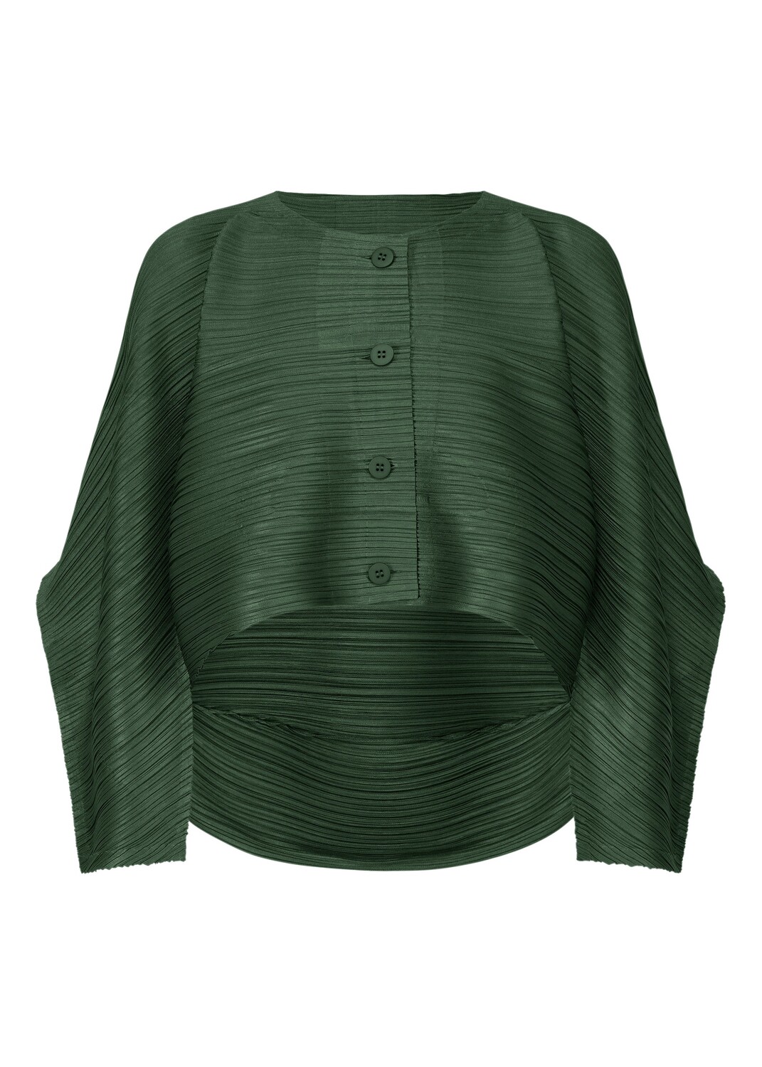 

Кардиган ufo Pleats Please Issey Miyake, зеленый