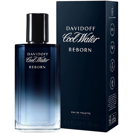 Мужская туалетная вода DAVIDOFF Cool Water Reborn for Him Eau De Toilette 75ml — фото 2