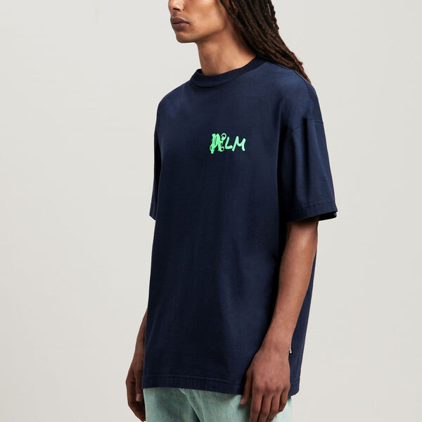 Футболка i am lost t-shirt 'navy blue' Palm Angels, синий — фото 4