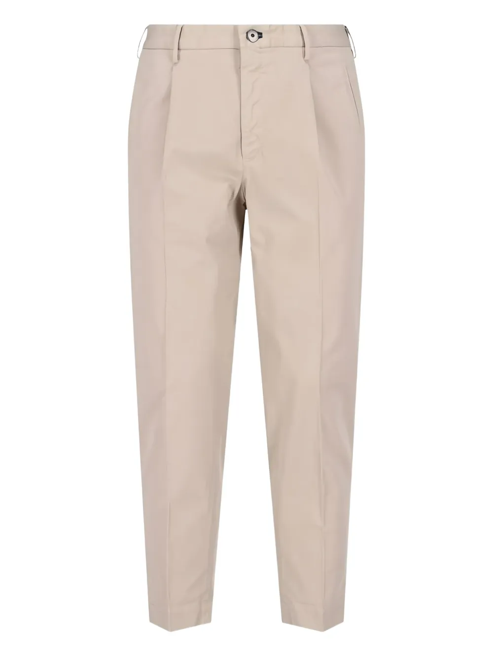 

Брюки со складками спереди Incotex, нейтральный