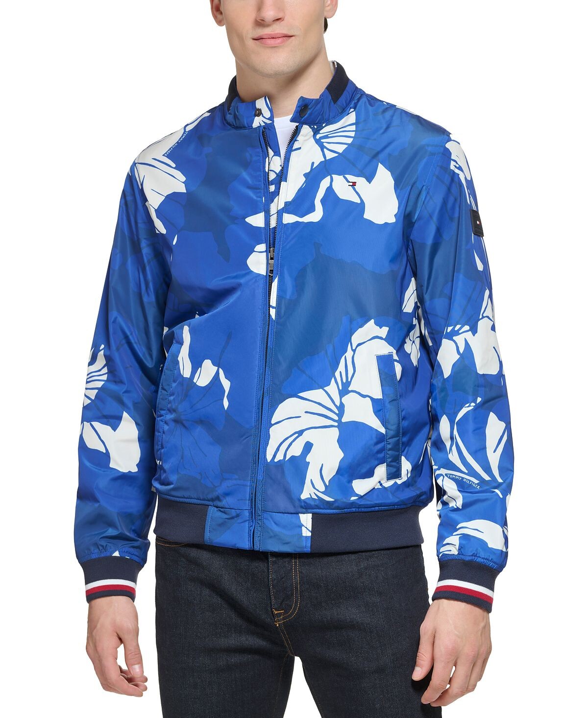 

Мужской легкий весенний бомбер Tommy Hilfiger
