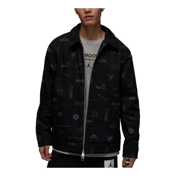 

Куртка Air Jordan Flight Heritage Jacket 'Black', черный