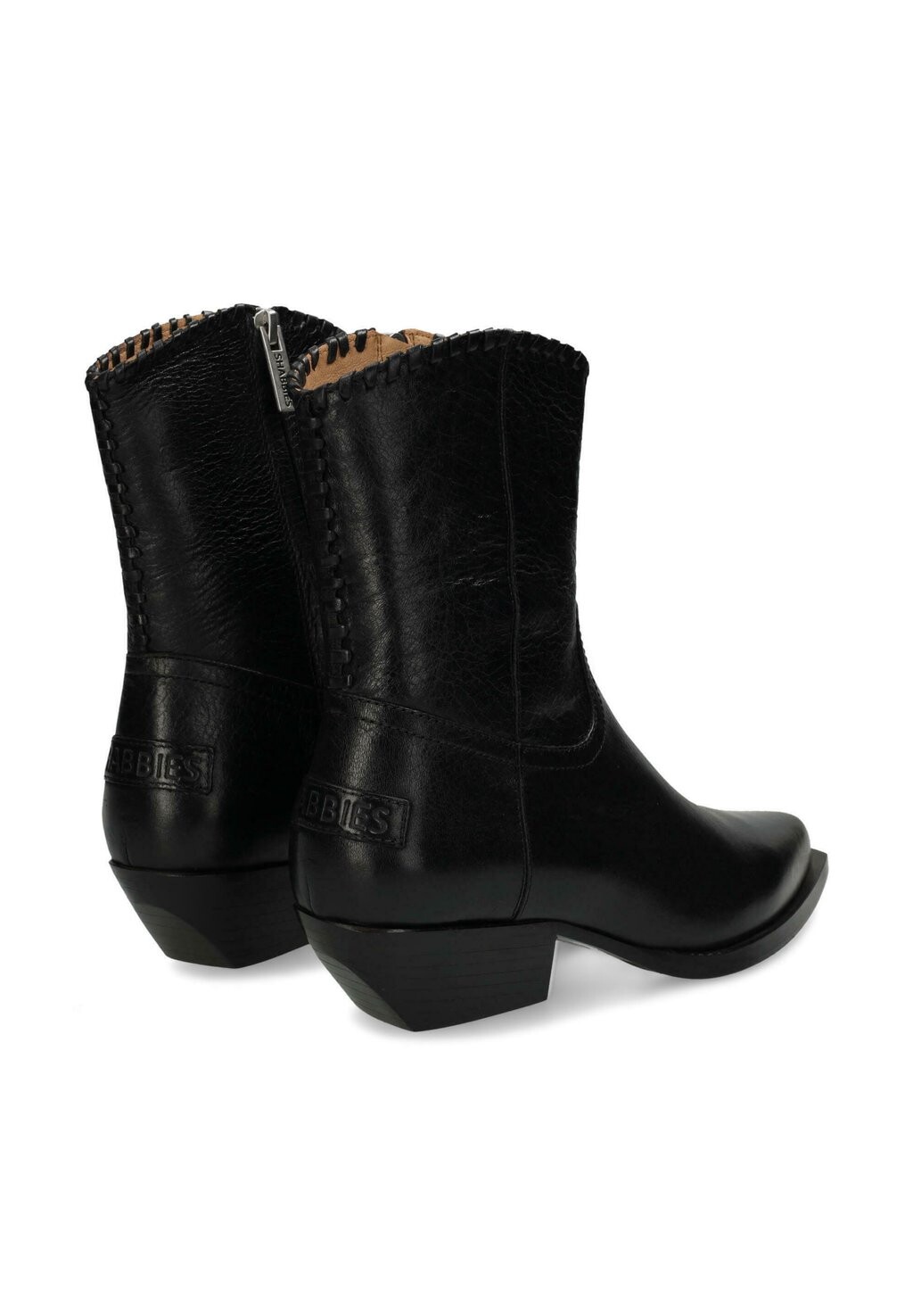 Ковбойские/байкерские ботинки по щиколотку SALLY Shabbies Amsterdam, черный — фото 4