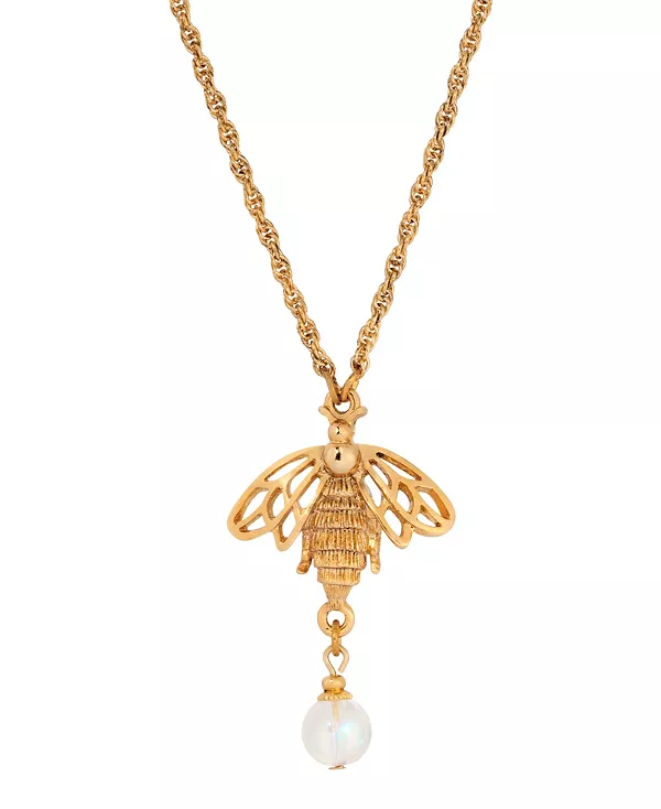 

Ожерелье с подвеской в виде пчелы Crystal Ab 2028, yellow