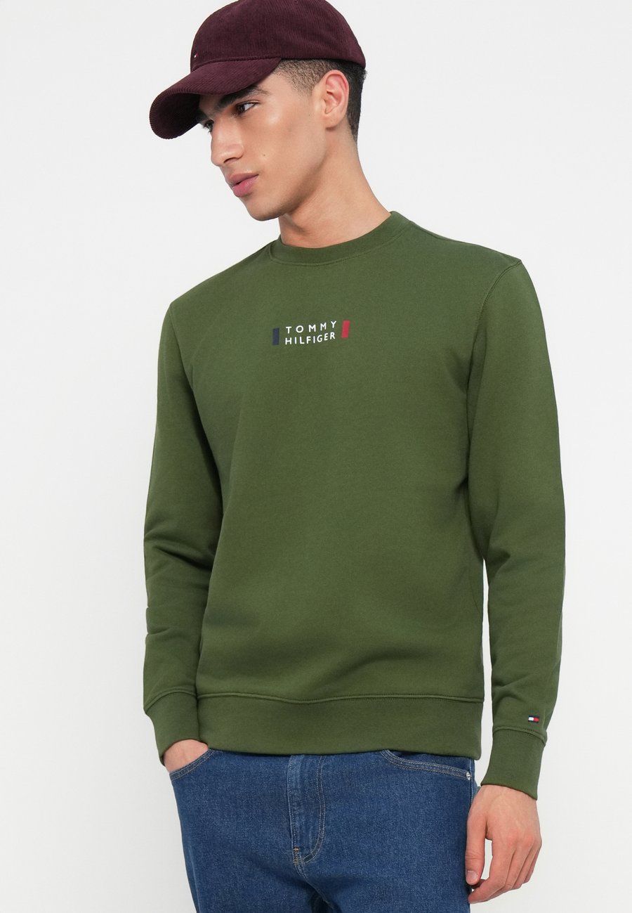 Толстовка Tommy Hilfiger BRAND LOVE SWEATSHIRT, Mountain Pine/Khaki — фото 4