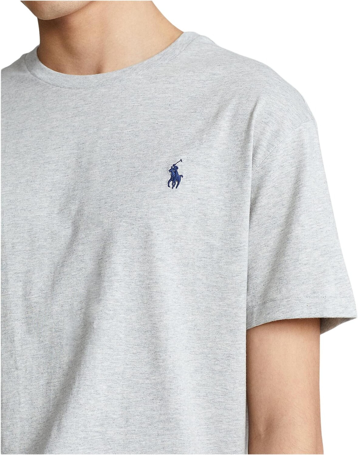 Классическая футболка с круглым вырезом Polo Ralph Lauren, цвет Taylor Heather — фото 3