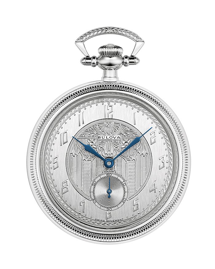 

Наручные часы Heritage Classic Chain, 46 мм Bulova, серебряный