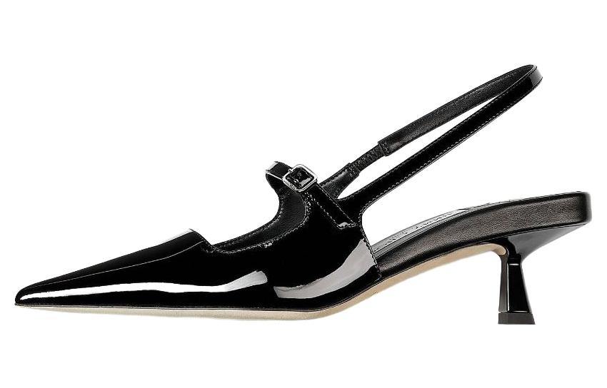 Туфли-лодочки Didi 45 мм с открытой пяткой Jimmy Choo, Black