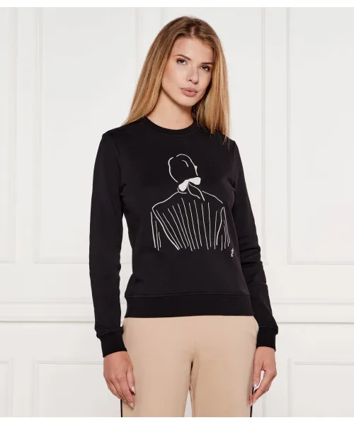 

Толстовка Karl Lagerfeld x Jorge Parra Regular fit Karl Lagerfeld, черный