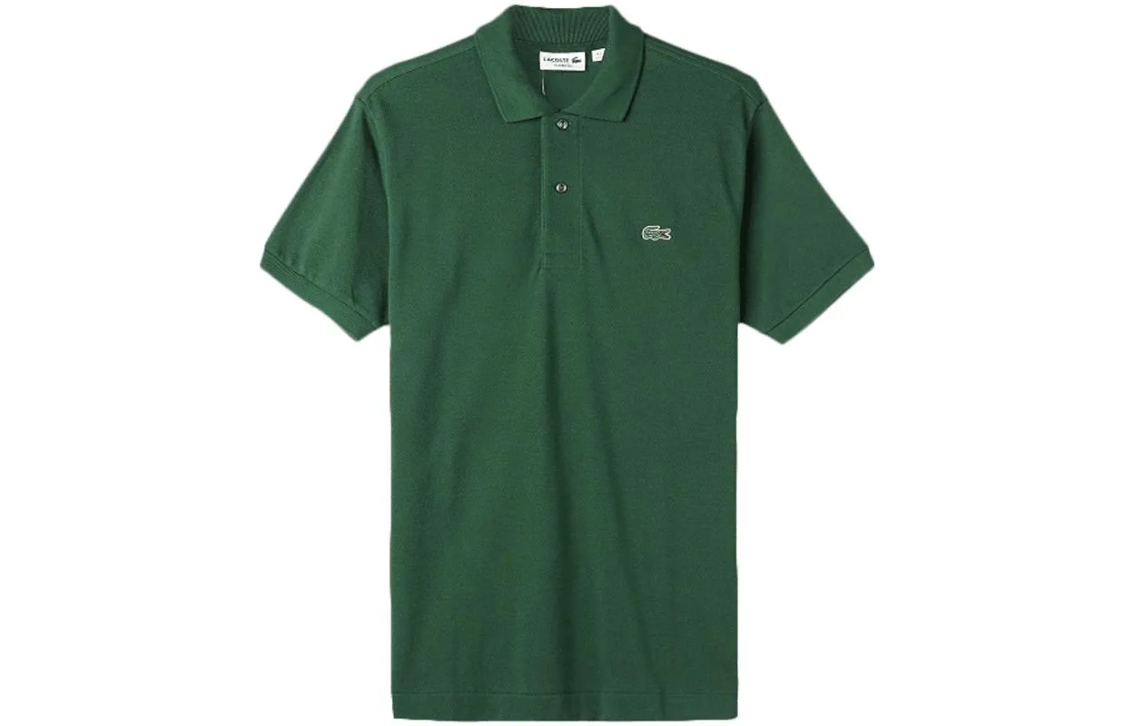 LACOSTE Футболка-поло мужская crocodile green