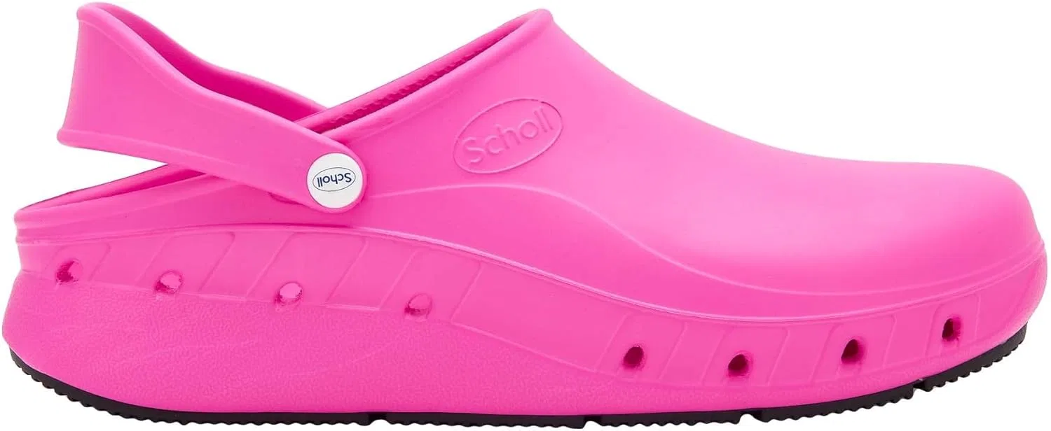 Сабо Scholl Unisex Ultragrip для медицинских работников, Pink