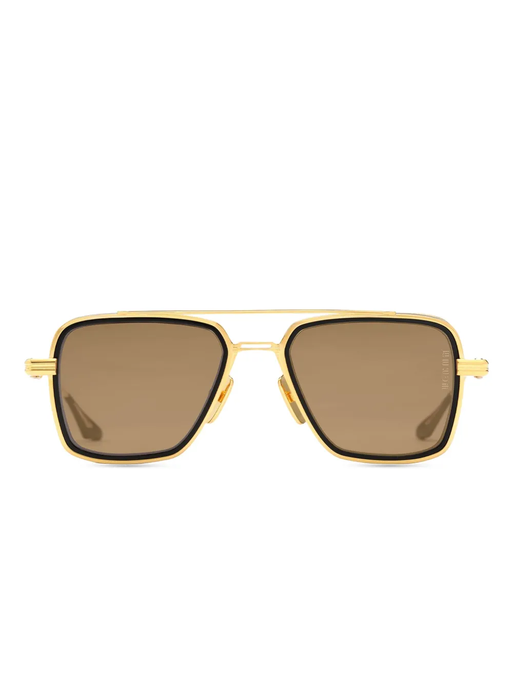 

Солнцезащитные очки в квадратной оправе Dita Eyewear, золотой