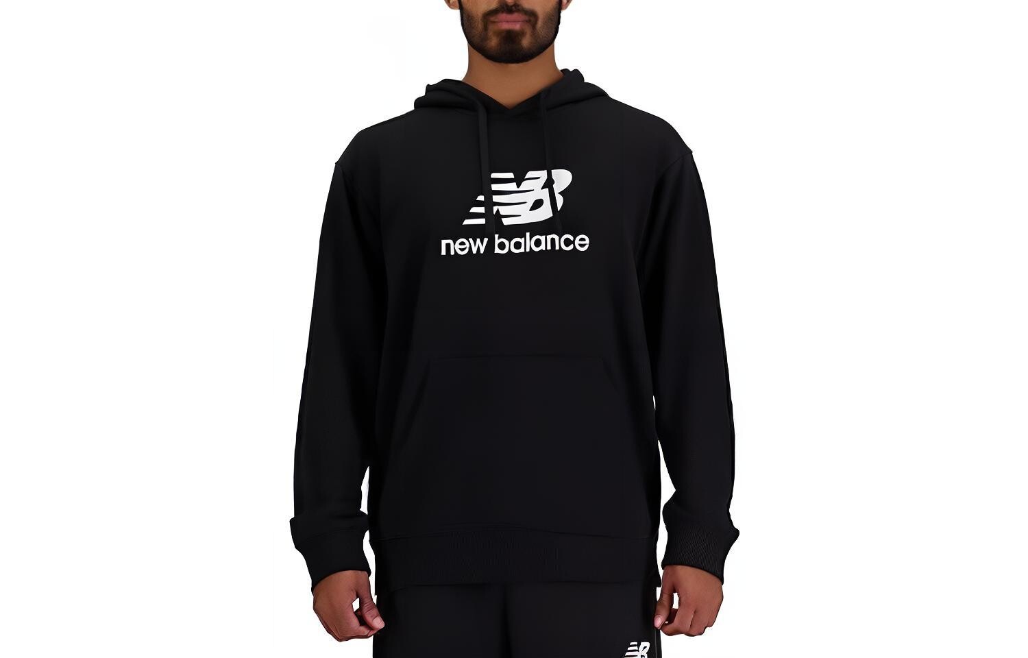 

Спортивная толстовка Essentials мужская черная New Balance, черный